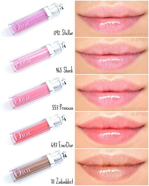 Dior Dior Addict • Lipgloss Swatches 